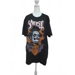 Ghost Band Heart Hypnosis Graphic Tee, XL